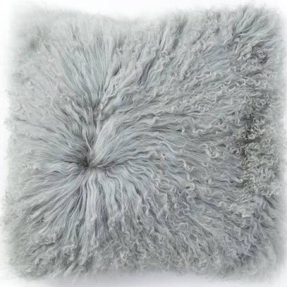 West Elm Other - WEST ELM mongolian lamb pillow green